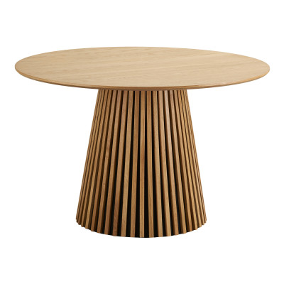 KAIRN- Table à manger ronde 4 personnes ø120 cm chêne