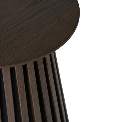 KAIRN-Tavolino in rovere fumé ø70 cm