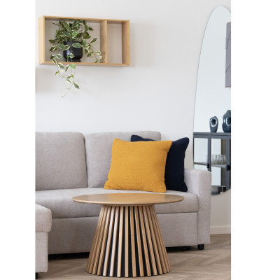 KAIRN-Mesa de centro de roble natural ø70 cm