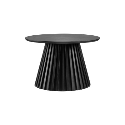 KAIRN-Table basse chêne noir ø70 cm
