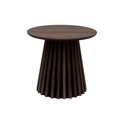 KAIRN-Tavolino laterale in rovere fumé ø50 cm