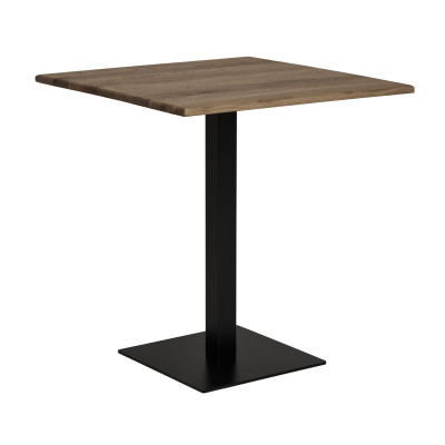 LIDO-Couchtisch aus geräucherter Eiche 70 x 70 x cm