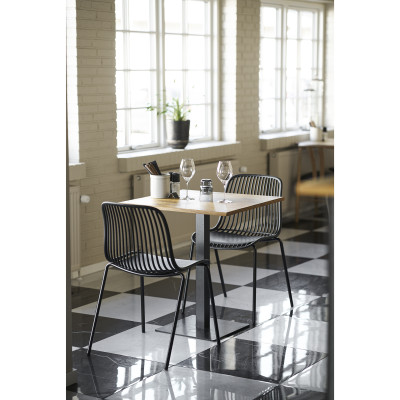 LIDO-Tavolino in rovere massello 70x70x cm