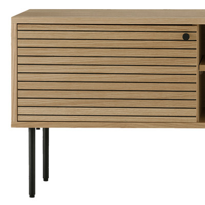 LOGIA-Mueble TV de roble natural 150 cm