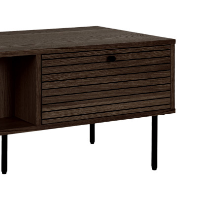 LOGIA-Table basse chêne fumé 50x100 cm