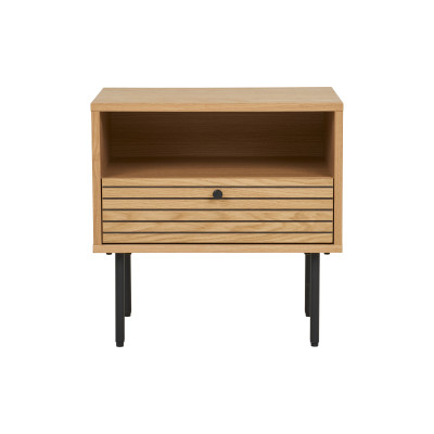 LOGIA-Tavolino in rovere naturale 50x40 cm