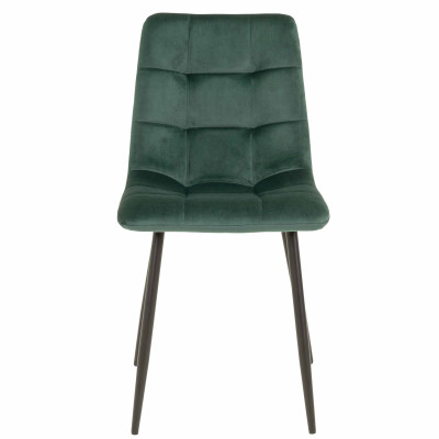 SVEN-Silla de terciopelo verde (x2)