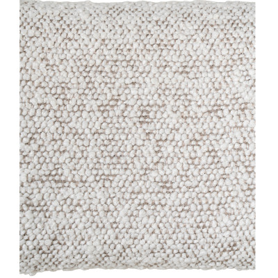 ERIN-Barhocker aus ecrufarbenem Bouclé-Stoff