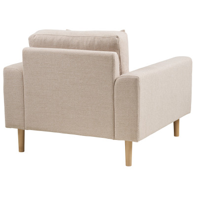 FRED- Fauteuil en tissu sable