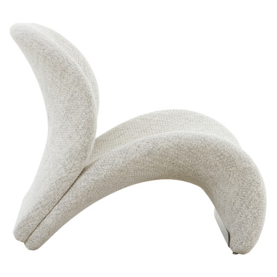 ZAY-Sillón de salón en tela color arena