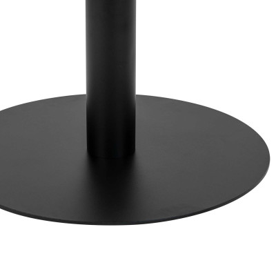 COOPER-Mesa de comedor 4 personas ø110 acabado en mármol y acero