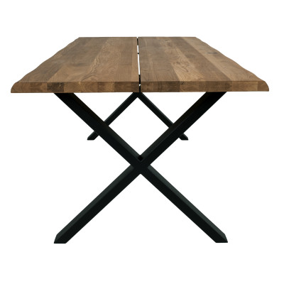 CALVI-Table repas à manger 6/8  personnes 200cm en chêne massif