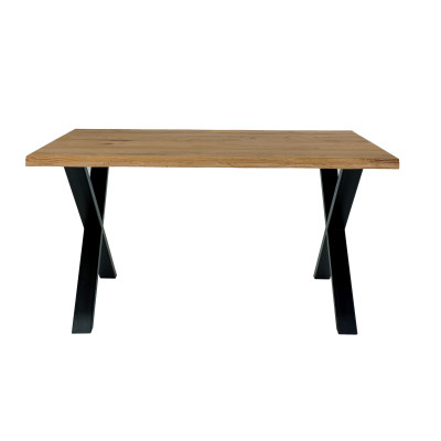 CALVI-Esstisch für 4 Personen 140 cm aus massiver Eiche