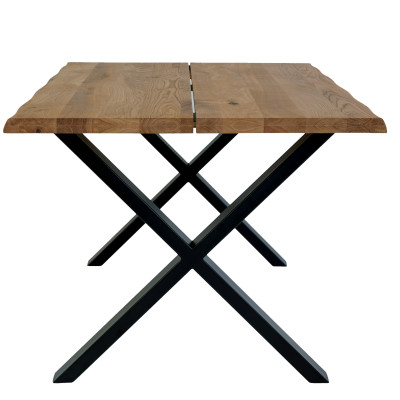 CALVI-Table repas à manger 4  personnes 140cm en chêne massif