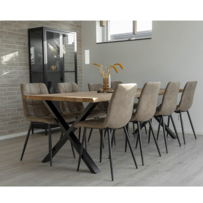 CALVI-Tavolo da pranzo per 12+ persone 300 cm rovere massello