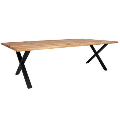 CALVI-Table repas à manger +12 personnes 300cm en chêne massif