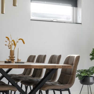 CALVI-Tavolo da pranzo per 12+ persone 300 cm rovere massello