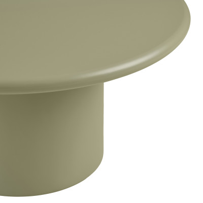 MAT-Table basse verte ø80 cm