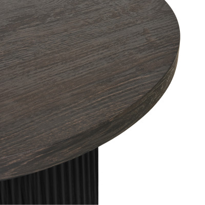 MIDO- Table d’appoint ø48 cm brun foncé