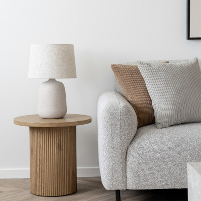 MIDO- Table d’appoint ø48 cm naturelle