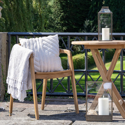 MORS-Sedia da pranzo in teak riciclato (x2)