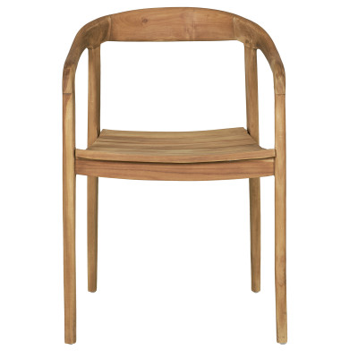 MORS-Esszimmerstuhl aus recyceltem Teakholz (x2)