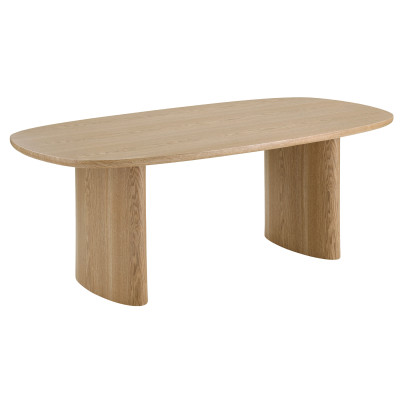 NEVADA-Mesa de comedor para 6/8 personas 210 cm fresno natural