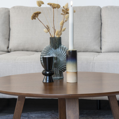 NIELSEN-Tavolino in noce ø75 cm