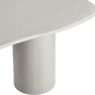 PAROS-Table à manger 8/10 personnes 200 cm en béton enduit