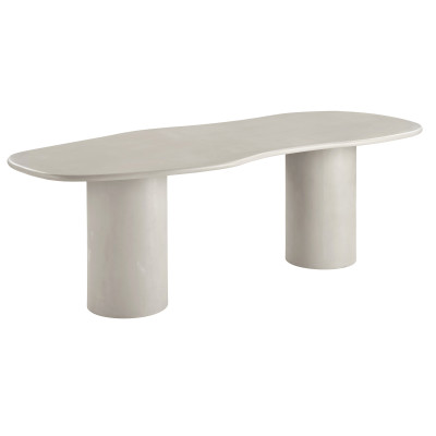 PAROS-Mesa de comedor 10/12 personas 240 cm en hormigón revestido