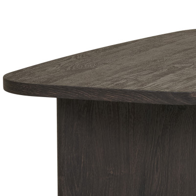 RETZ-Tavolino decorativo marrone scuro 50x100 cm