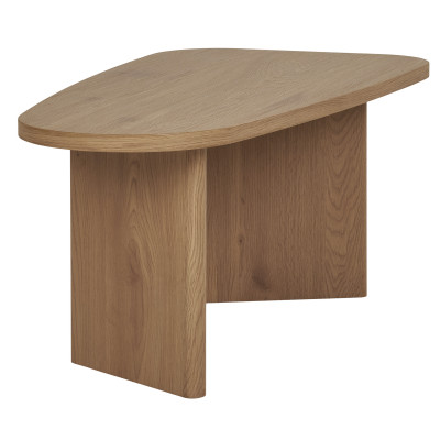 RETZ-Table basse décor bois  50x100 cm