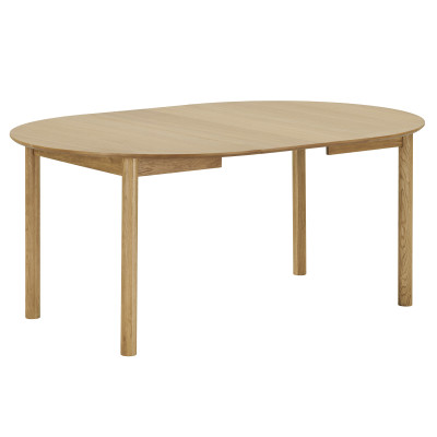 RIMINI-Table à manger extensible Ø120 cm (170-220 cm) chêne naturel