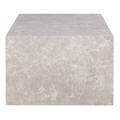 VAST-Table basse décor marbre beige 60x80 cm
