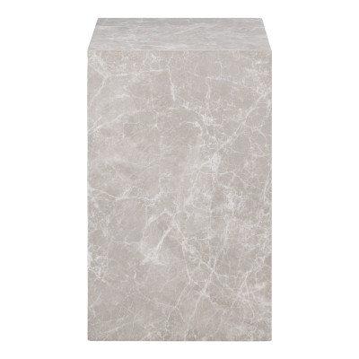 VAST-Table basse décor marbre beige 30x30 cm