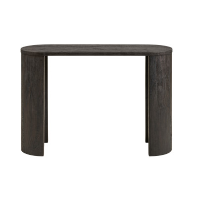 RIIS-Tavolo consolle marrone scuro 114 cm