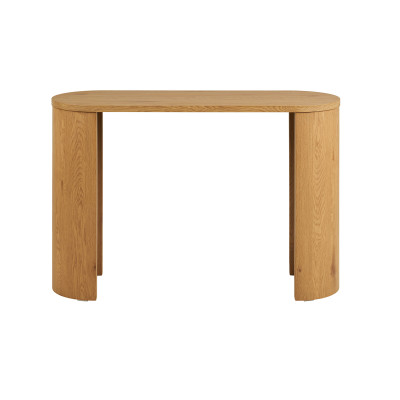 RIIS-Console bois naturel 114 cm