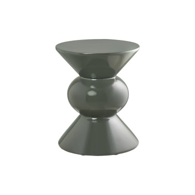 SAND-Mesa auxiliar de fibra de vidrio verde ø34 cm