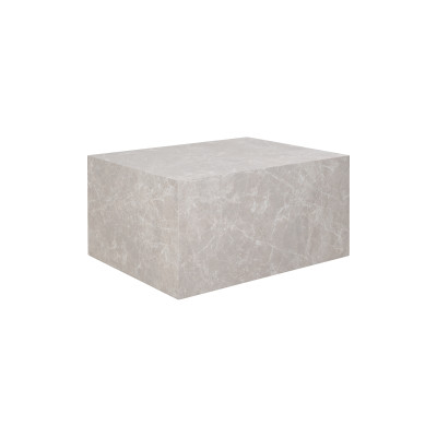 VAST-Table basse décor marbre beige 60x80 cm