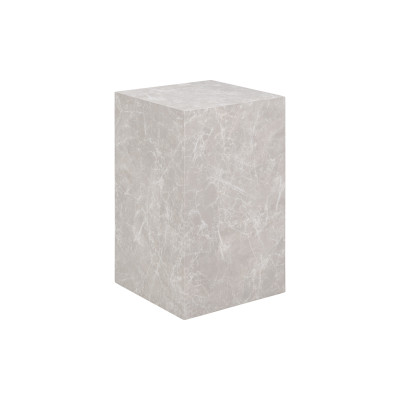 VAST-Mesa de centro con efecto mármol beige 30x30 cm