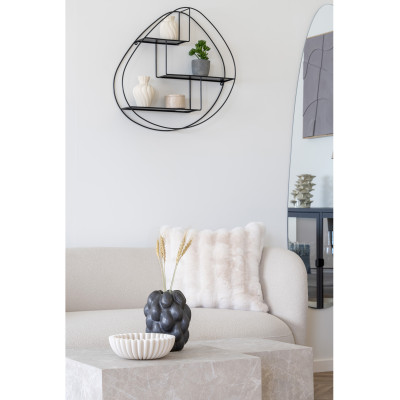 DAYTON-25-Sitzer-Sofa in sandfarbenem Stoff