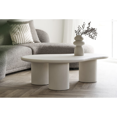 MALIBU-Canapé d'angle droit en tissu taupe