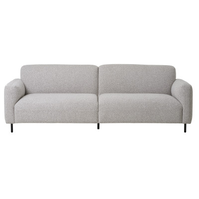 SOHO-3-Sitzer-Sofa aus grauem Bouclé-Stoff