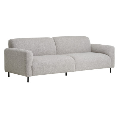 SOHO-3-Sitzer-Sofa aus grauem Bouclé-Stoff