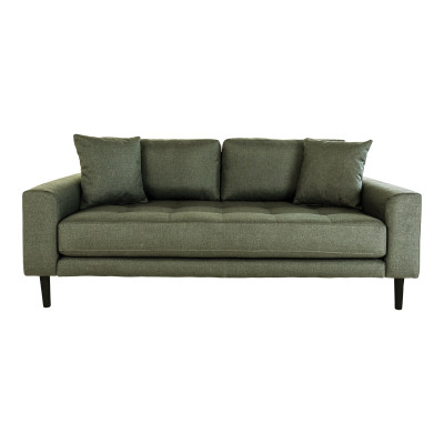 FRED-25-Sitzer-Sofa in olivgrünem Stoff