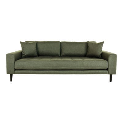 FRED-3-Sitzer-Sofa in olivgrünem Stoff