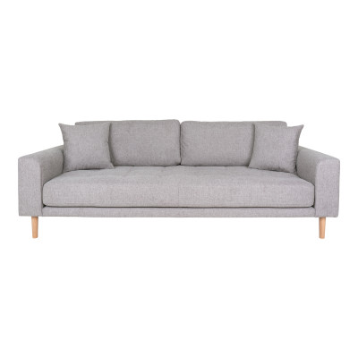 FRED-3-Sitzer-Sofa in grauem Stoff