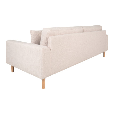 FRED-3-Sitzer-Sofa in beigem Stoff