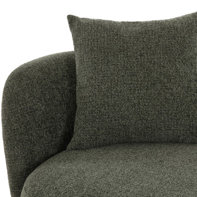 DAYTON-Chaise longue in tessuto verde