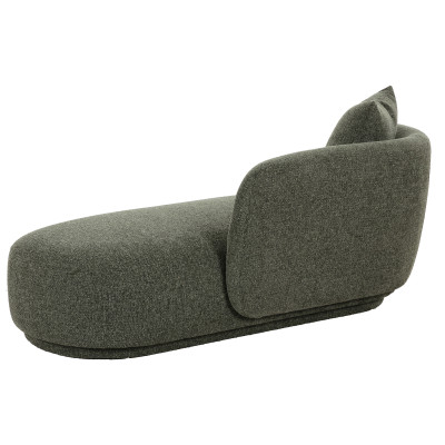 DAYTON-Chaise longue in tessuto verde